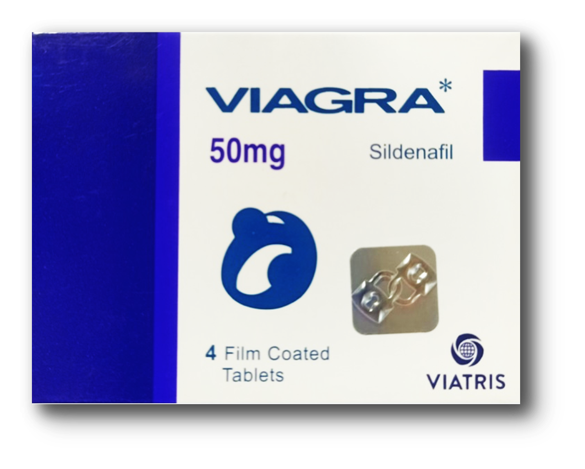 Viagra 50 Mg Sildenafil 4 Film Coated Tablets 